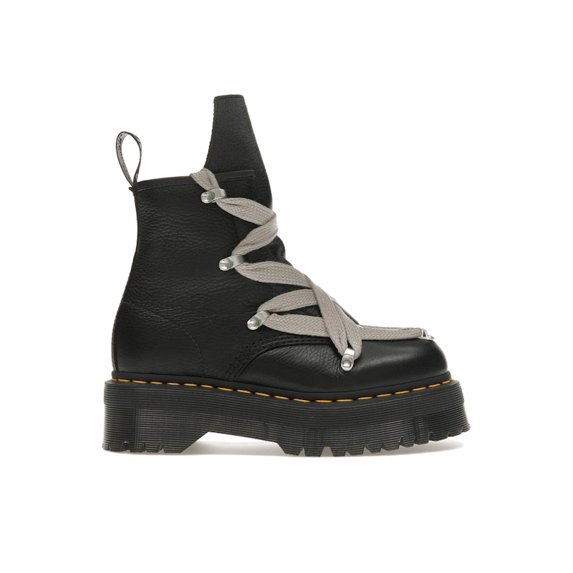 Dr. Martens Women's 1460 Quad Leather Sole Pentagram Jumbo Lace Boot Rick Owens Black, from StockX