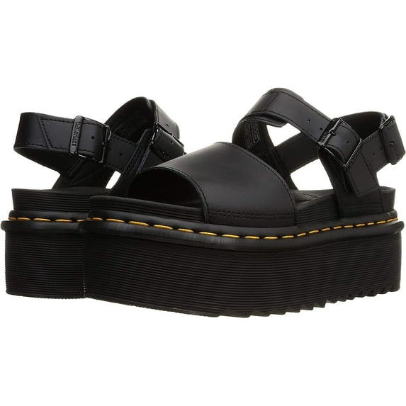 Dr. Martens Women's Shoes Voss Quad Leather Platform Sandals 26725001