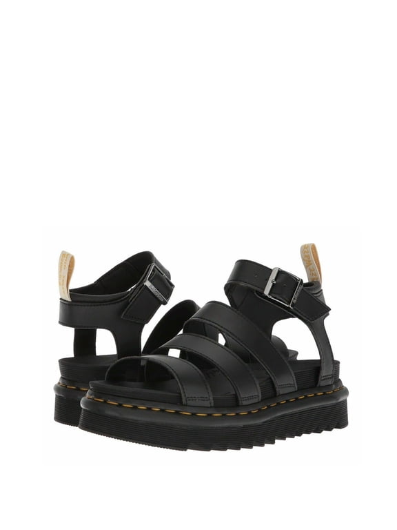 Womens 100% Vegan V Blaire Slide Sandals Doc Martins Dr - Black