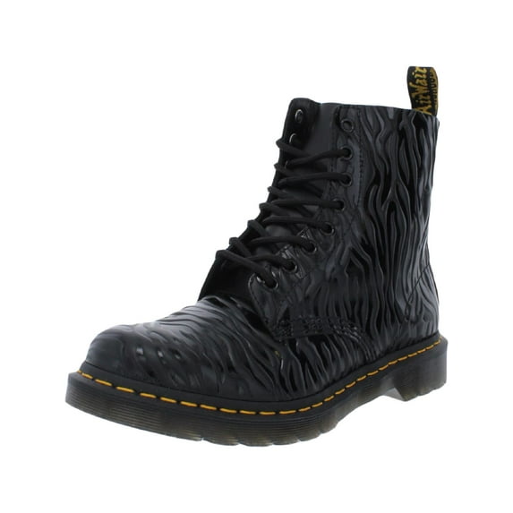 Dr. Martens Womens 1460 Pascal Leather Embossed Combat & Lace-up Boots