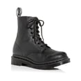 thumbnail image 1 of Dr. Martens Womens 1460 Pascal Mono Leather Embossed Combat & Lace-Up Boots, 1 of 6