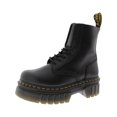 thumbnail image 2 of DR. MARTENS WOMENS AUDRICK 8 EYE LEATHER PLATFORM LACE‎ UP COMBAT BOOTS 7 BLACK 2 of 12