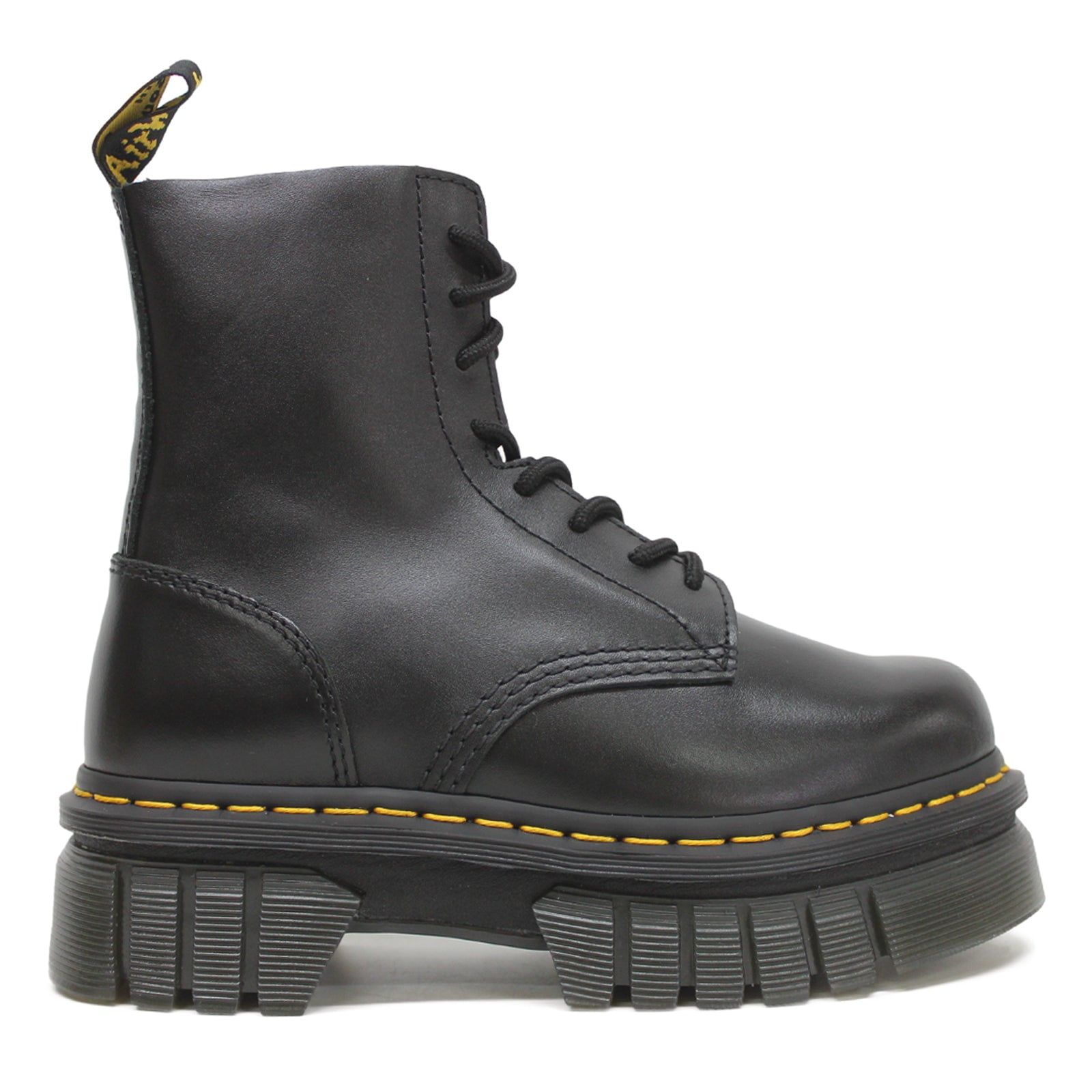 ◆Dr.Martens◆ Odric 8 Eye Napa Luxe Black 27149001 Dr. Martens Womens Audrick 8-Eye Nappa Lux Leather Boots