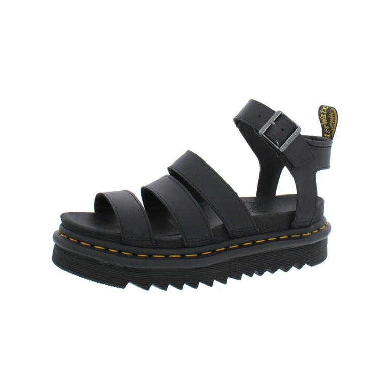 Blaire leather best sale strap sandals black