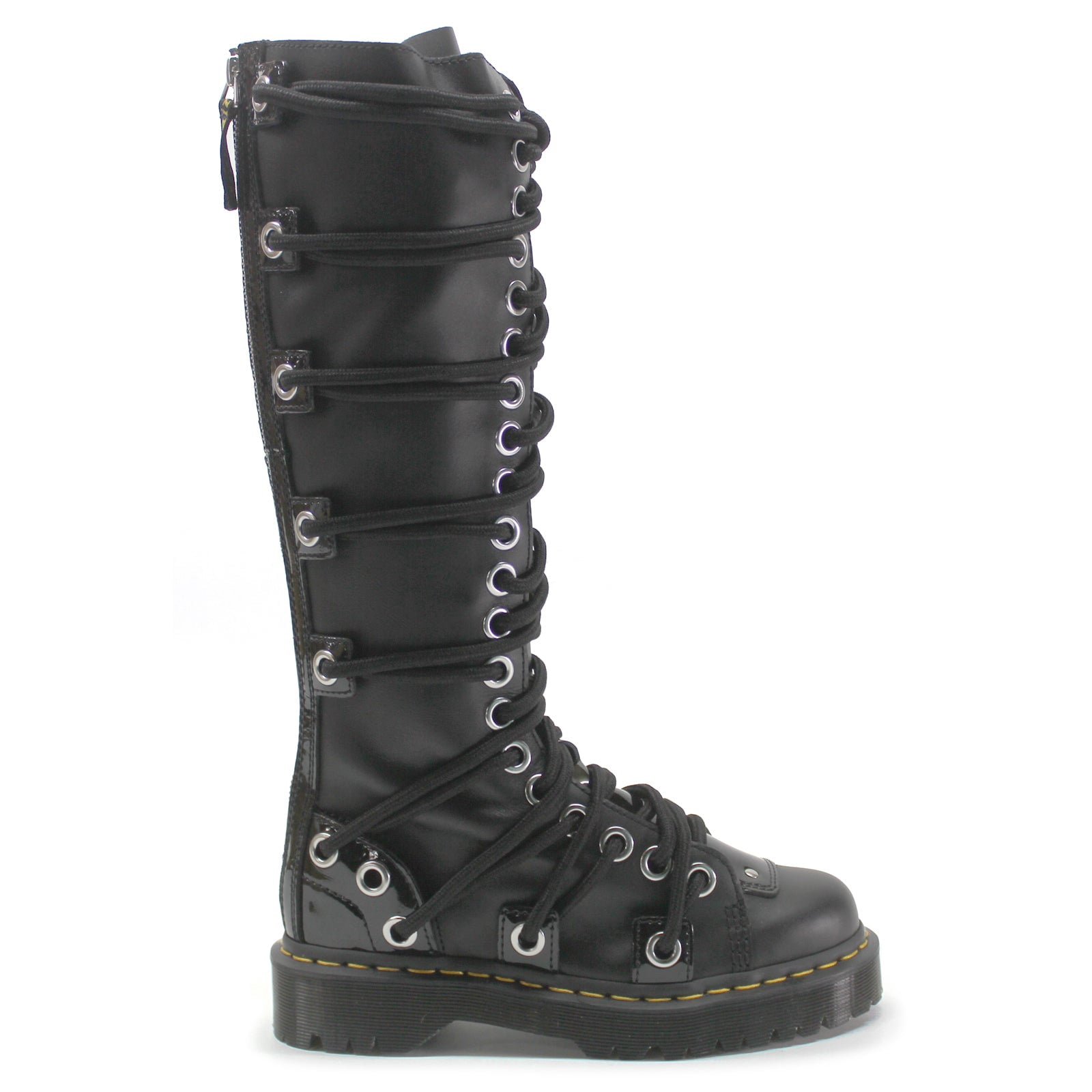 靴 Dr.Martens DARIA BEX Dr. Martens Womens Daria 1B60 Bex Leather Black Boots 6 US