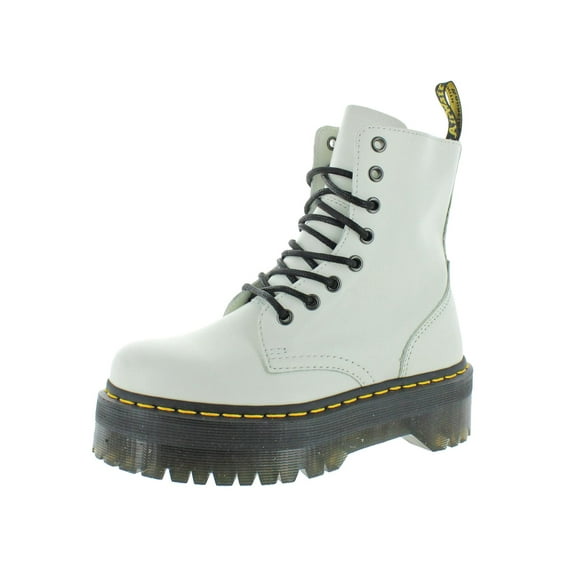 Dr. Martens Jadon Polished Smooth Booties White (Women's)