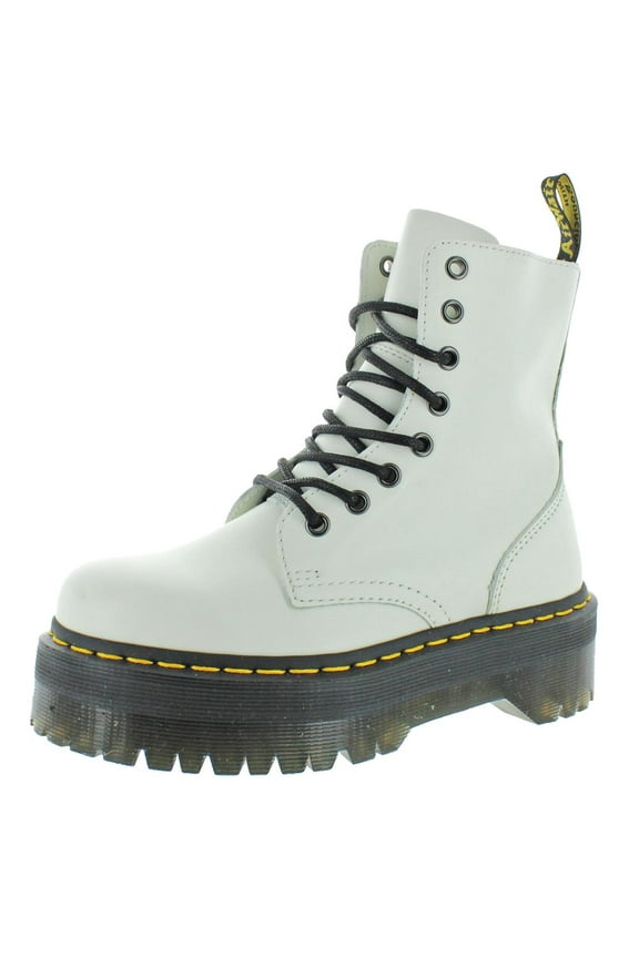 Dr. Martens Jadon Polished Smooth Booties White (Women's)