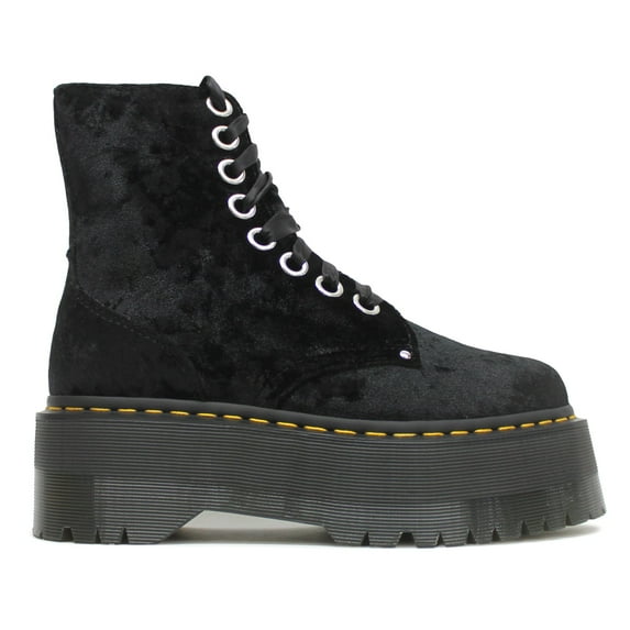 Dr. Martens Womens Vegan Jadon Max Crushed Velvet Boots