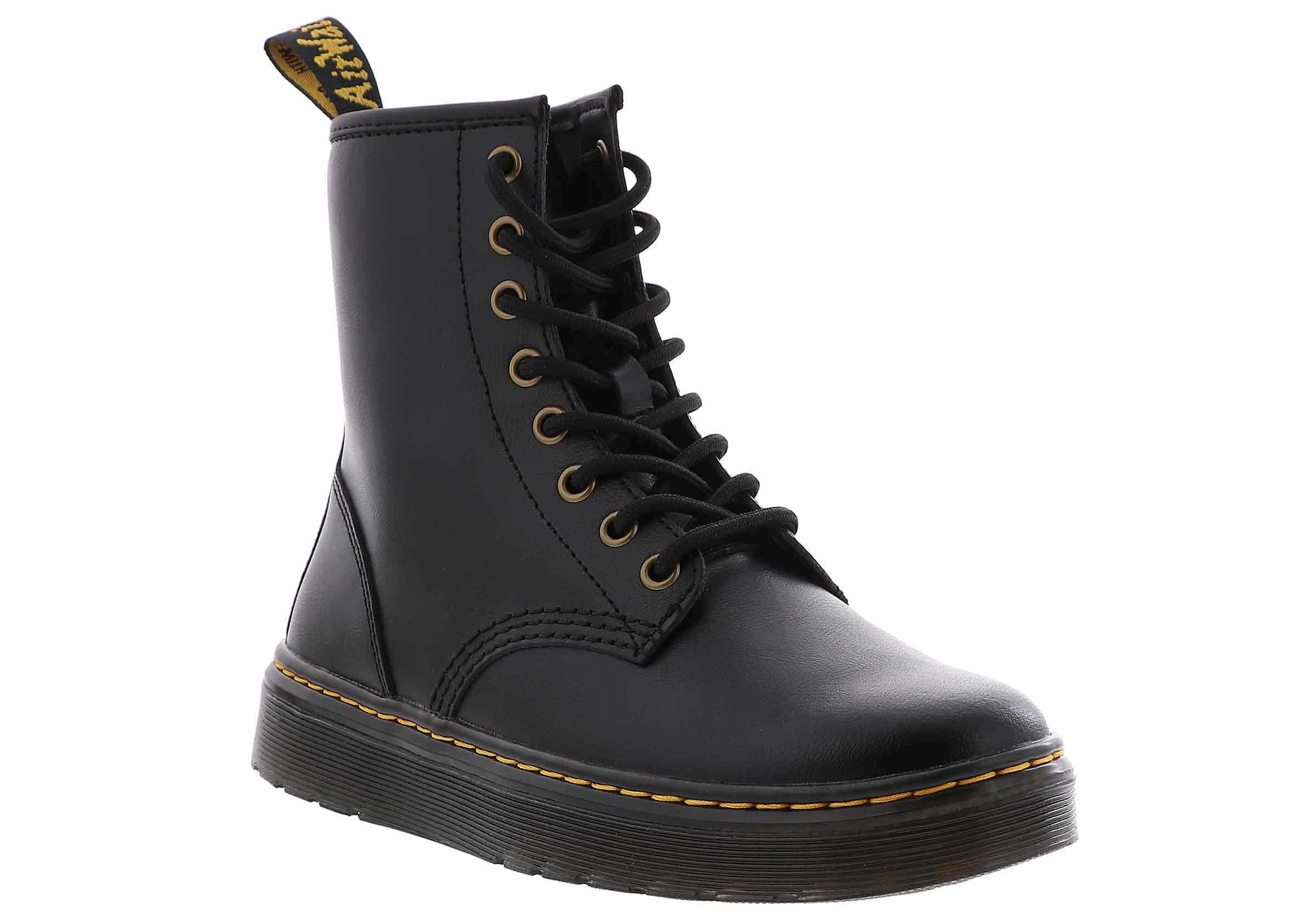 Dr Martens Zavala T Lamper Combat Boot 26132001 Black  display picture 1