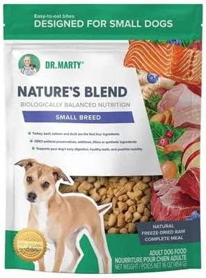 Dr. Marty Nature's Blend Adult Small Breed Freeze-Dried Raw Dog Food 16 oz