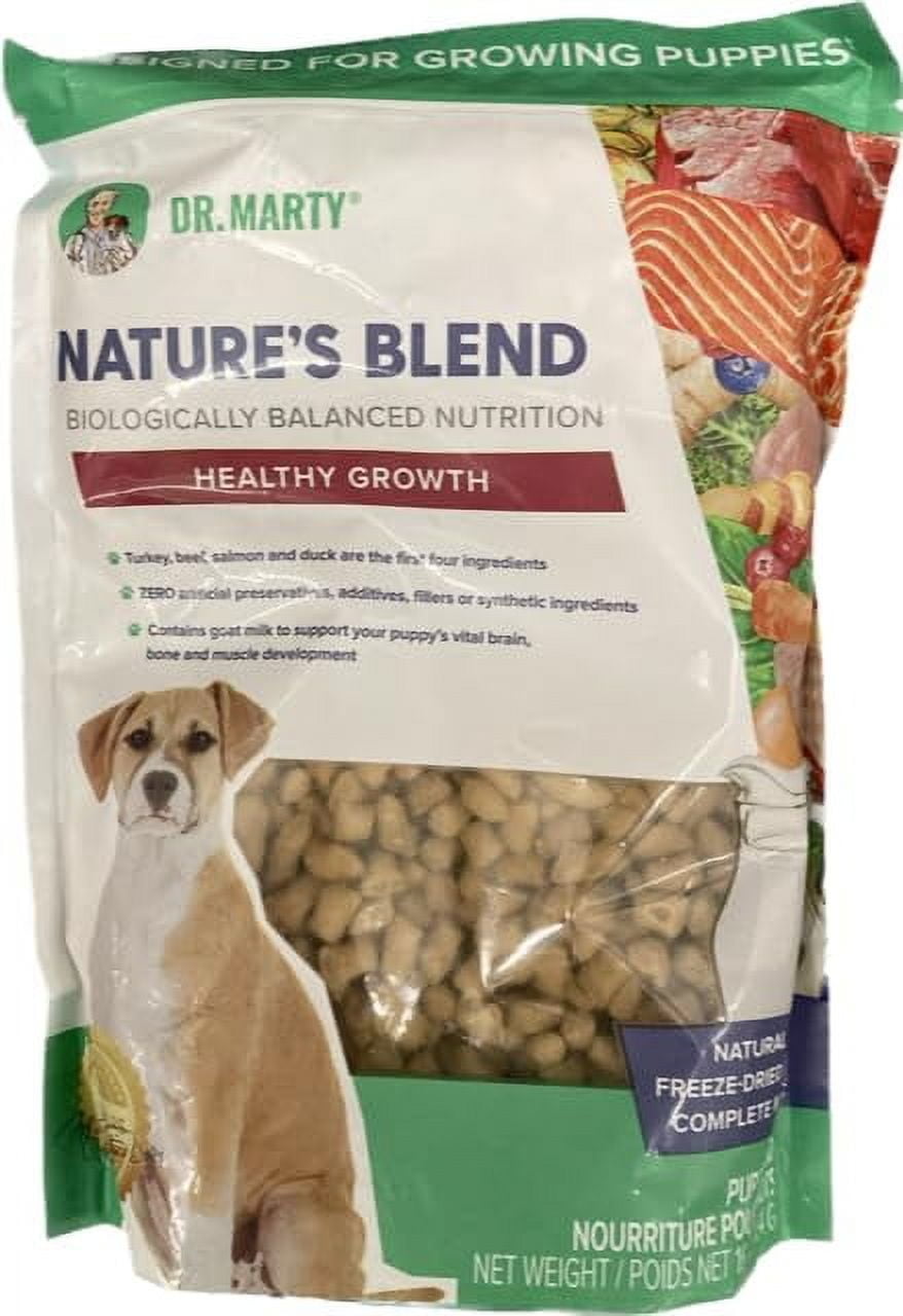 Dr. Marty Nature's Blend Beef Dry Freeze-Dried Puppy Dog Food, 16 oz Packet