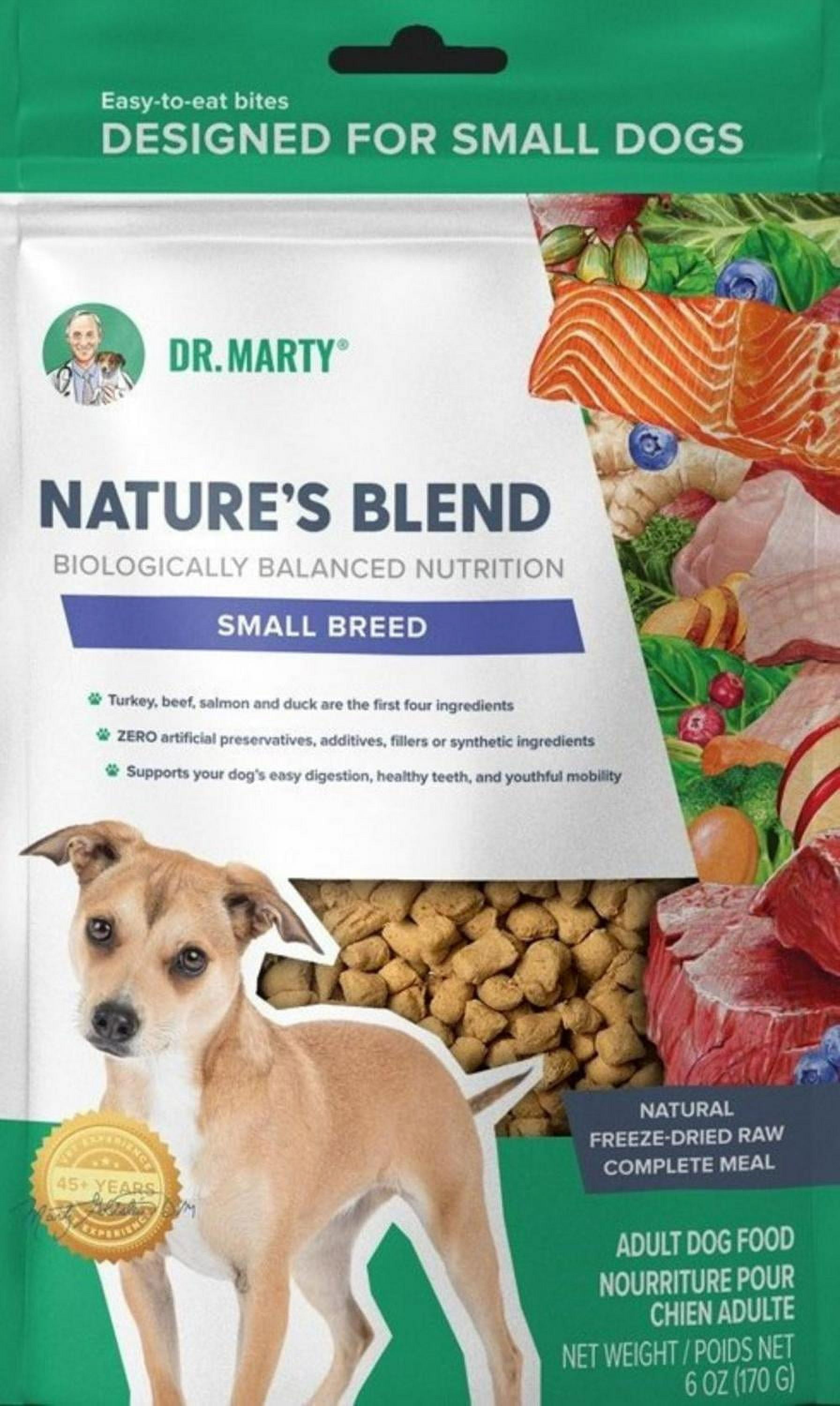 Dr. Marty's Dr. Marty Nature's Blend Small Breed Freeze Dried Raw Dog Food 16-oz