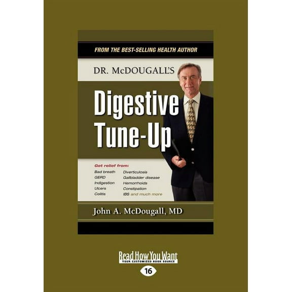 Dr. McDougall's Digestive Tune-Up (Large Print 16pt), (Paperback)