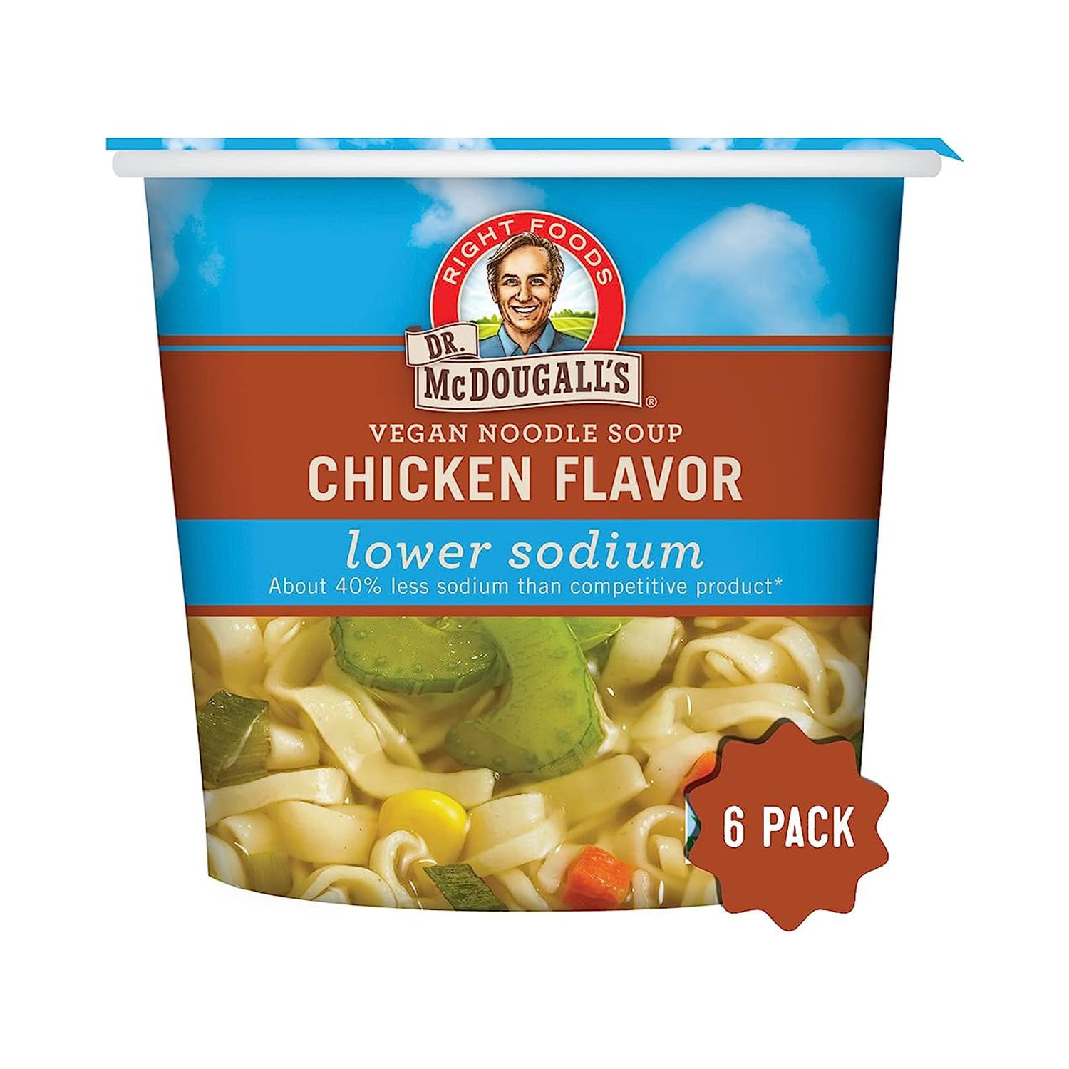 Dr. McDougall's Vegan Chicken Soup Chicken Noodle Soup Organic