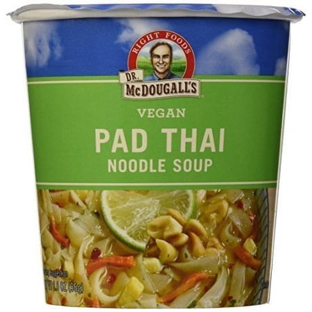 Dr. McDougall's Vegan Pad Thai Noodle Soup Big Cup - Case of 6 - 2 oz.