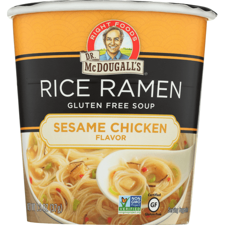 Dr McDougalls Sesame Chicken Flavor Asian Soup, 1.3 OZ (Pack of 6)