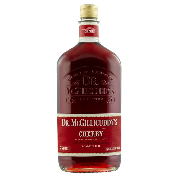 Dr. McGillicuddy’s Cherry Liqueur, 750ml Liquor, 15% Alcohol