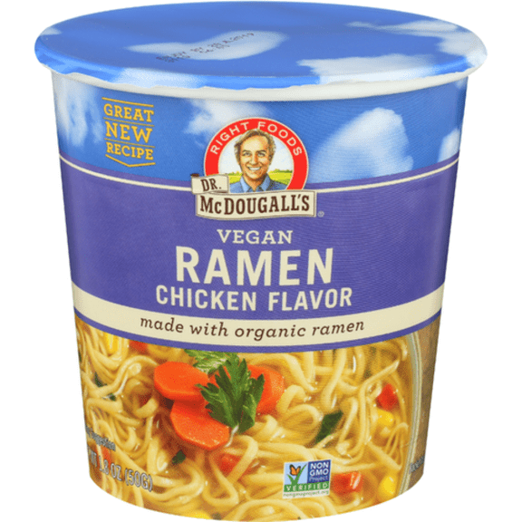 Dr. Mcdougall's Vegan Chicken Ramen 1.8 oz - Pack of 2