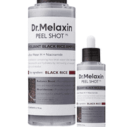 Dr. Melaxin - Ampoule Face Scrub 2.7 fl.oz, Salicylic Acid Blackhead Treatment（ Black Rice）