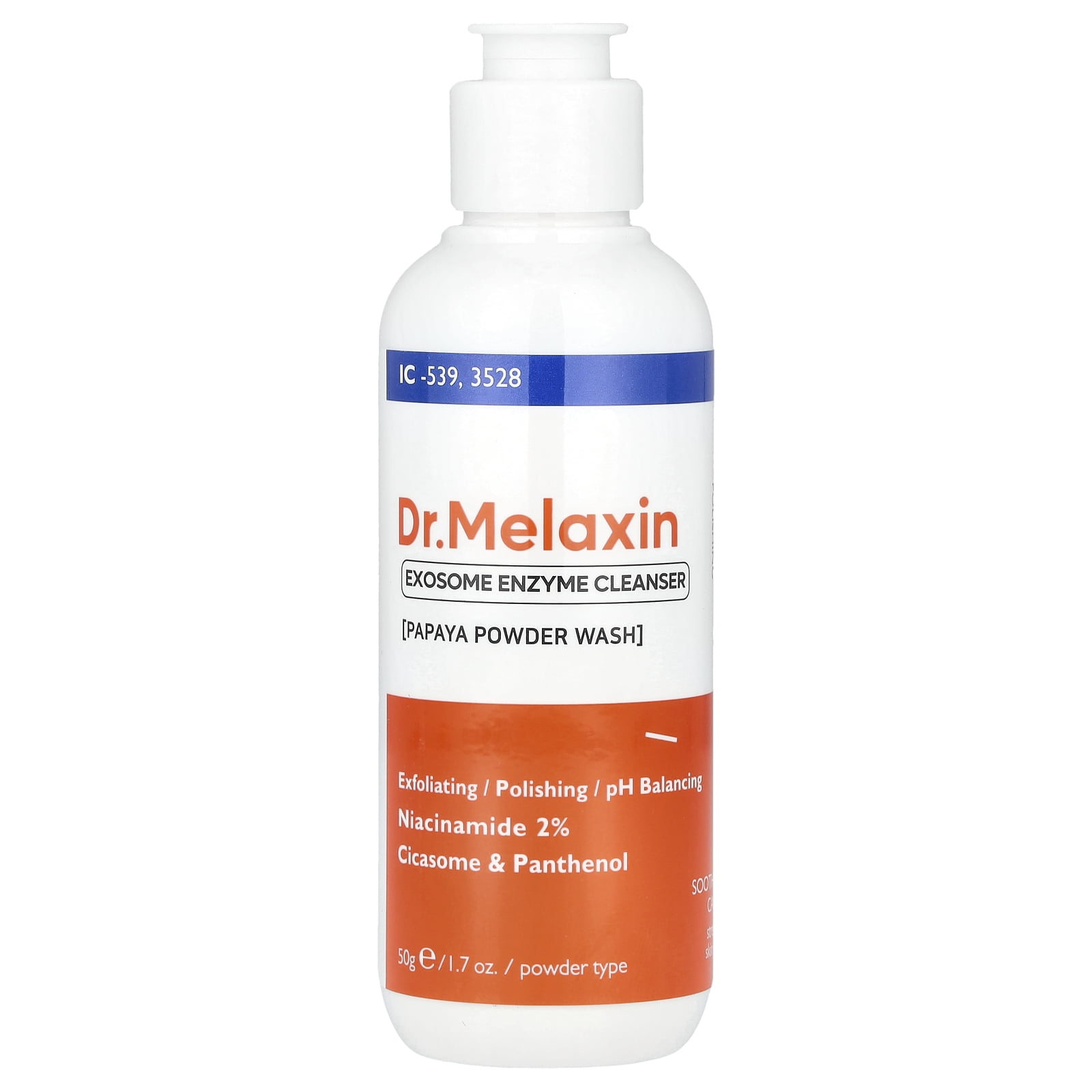 Dr.Melaxin Exosome Enzyme Cleanser, Papaya Powder Wash, 1.7 oz (50