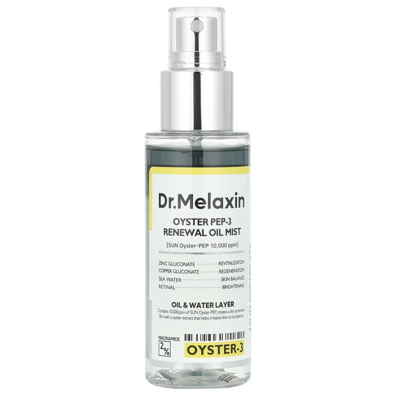 Dr.Melaxin Oyster Pep-3 Renewal Oil Mist, 3.38 fl oz (100 ml)