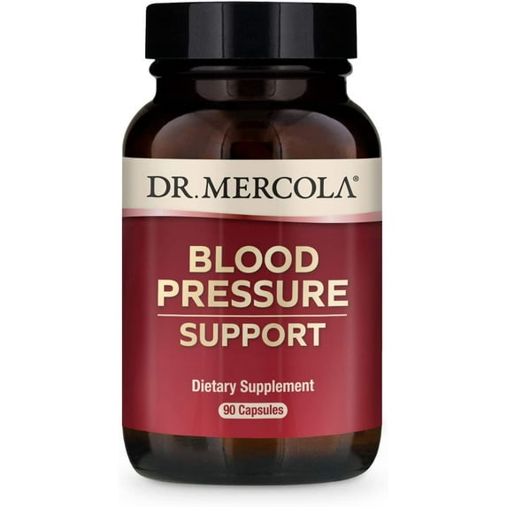Dr. Mercola Blood Pressure Support Supplement, 90 Servings (90 Capsules)