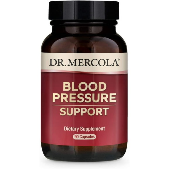 Dr. Mercola Blood Pressure Support Supplement, 90 Servings (90 Capsules)