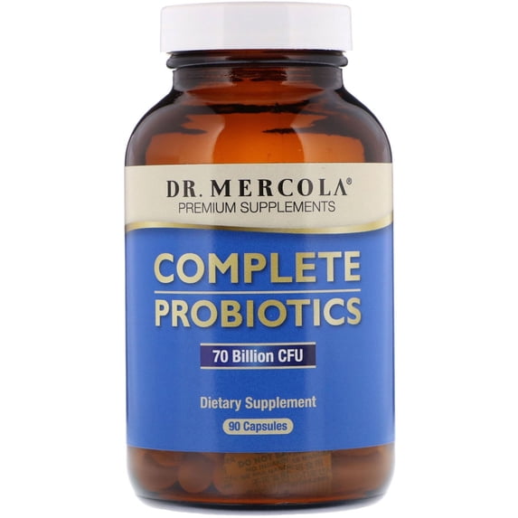 Dr. Mercola Premium Supplements - Complete Probiotics - 180 Capsules