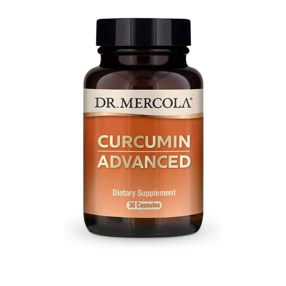 Dr. Mercola Curcumin Advanced, 500mg, 30 Servings (30 Capsules), Curcumin Supplements