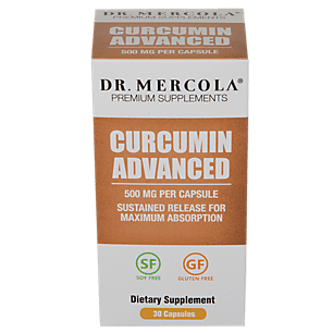 Dr. Mercola Curcumin Advanced, 500mg, 30 Servings (30 Capsules), Curcumin Supplements