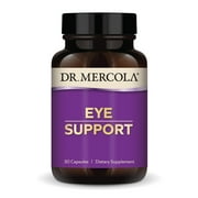 Dr. Mercola Eye Support, 30 Servings 30 Capsules, Dietary Supplement, Supports Eye and Vision Health, Non-GMO