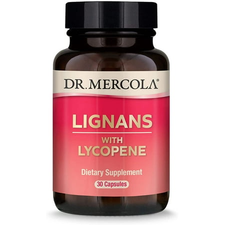 Dr. Mercola Lignans with Lycopene Supplement, 30 Servings