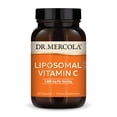 thumbnail image 1 of Dr. Mercola Liposomal Vitamin C - Brain, Heart, Eye & Immune Support - Provides 1,000 mg of Bioavailable Vitamin C - Non-GMO, Gluten-Free & Soy-Free - 60 Capsules (30 Servings), 1 of 8