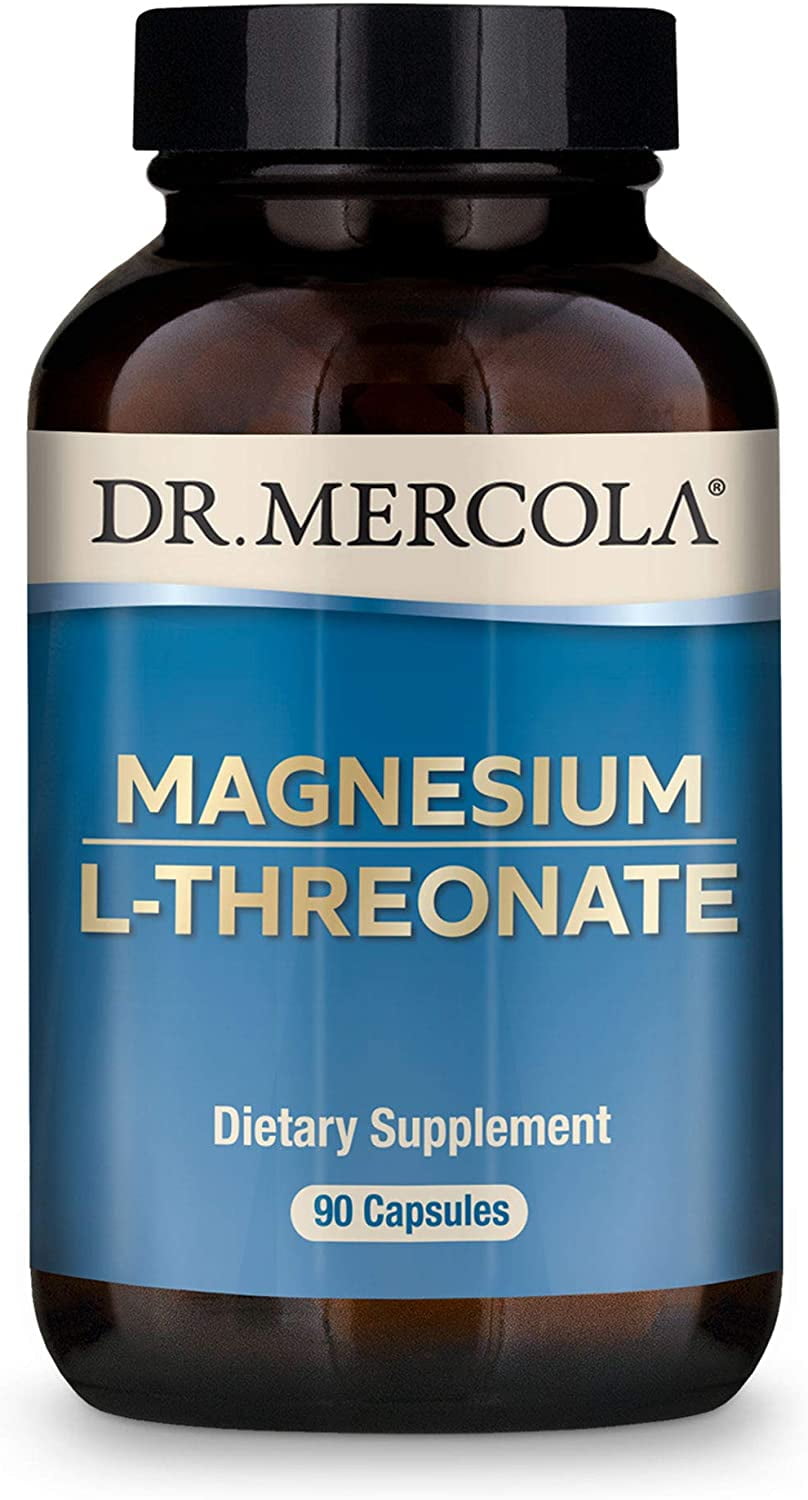 Dr. Mercola, Magnesium L-Threonate, 2,000 mg Per Serving, 30 Servings 90 Capsules