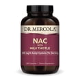 thumbnail image 1 of Dr. Mercola NAC with Milk Thistle, 90 Servings (180 Capsules), 500 mg N-Acetyl-Cysteine Per Serving, Dietary Supplement, Supports Normal Detoxification Processes, Non-GMO, 1 of 8
