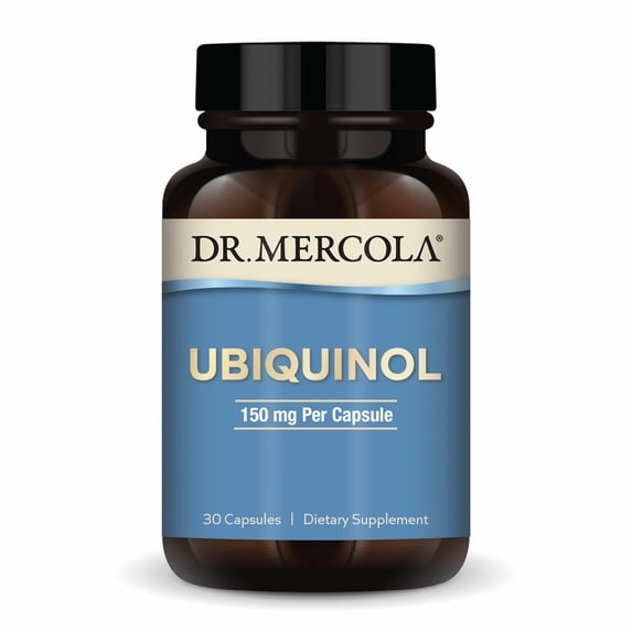 Dr. Mercola Ubiquinol - Supports Energy Production - Antioxidant Supplement - Non-GMO, Gluten-Free & Soy-Free - 30 Capsules (30 Servings) - 150 mg
