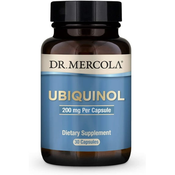 Dr. Mercola, Ubiquinol Dietary Supplement, 200 mg, 30 Servings (30 Capsules)