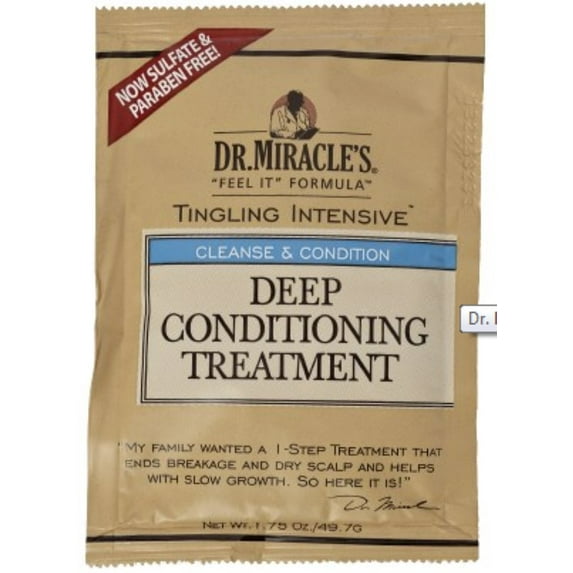 Dr. Miracle's Feel It Formula Deep Conditioning Treatment, 1.75 oz (Pack of 2)