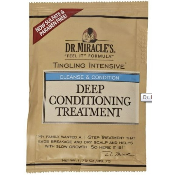 Dr. Miracle's Feel It Formula Deep Conditioning Treatment, 1.75 oz (Pack of 3)