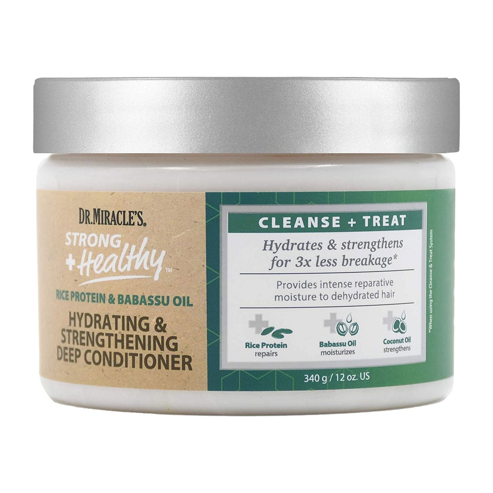 Dr. Miracle's Hot Gro Hair And Scalp Treatment Deep Conditioner 12 Oz.
