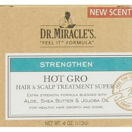 Dr. Miracle's Hot Gro Hair & Scalp Treatment Conditioner, 4 oz