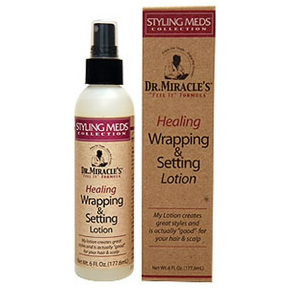 Dr. Miracle's Styling Meds Healing Wrapping & Setting Lotion (Size : 6 oz)