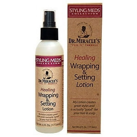 Dr. Miracle's Styling Meds Healing Wrapping & Setting Lotion (Size : 6 oz)