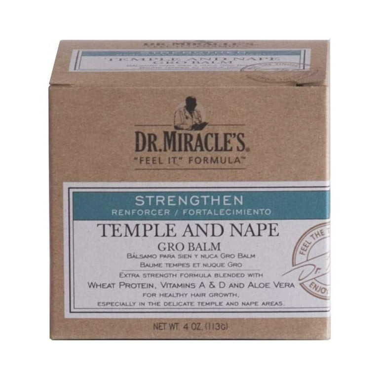 DR MIRACLES Temple & Nape Gro Balm (4oz) DR MIRACLES Temple & Nape Gro Balm (4oz)