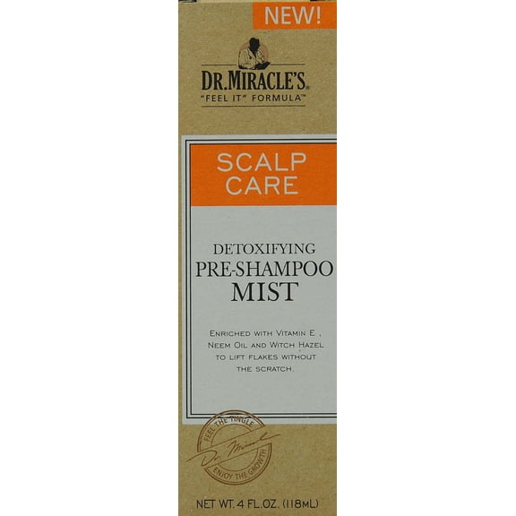 Dr. Miracles Scalp Care Detoxifying Pre-Shampoo Mist, 4 fl oz