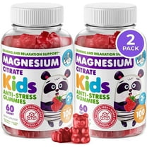 Dr. Moritz Kids Magnesium Gummies Sugar-Free Supplement for Children, Sugar-Free Magnesium Chews for Kids & Adults (120 Count (Pack of 2))