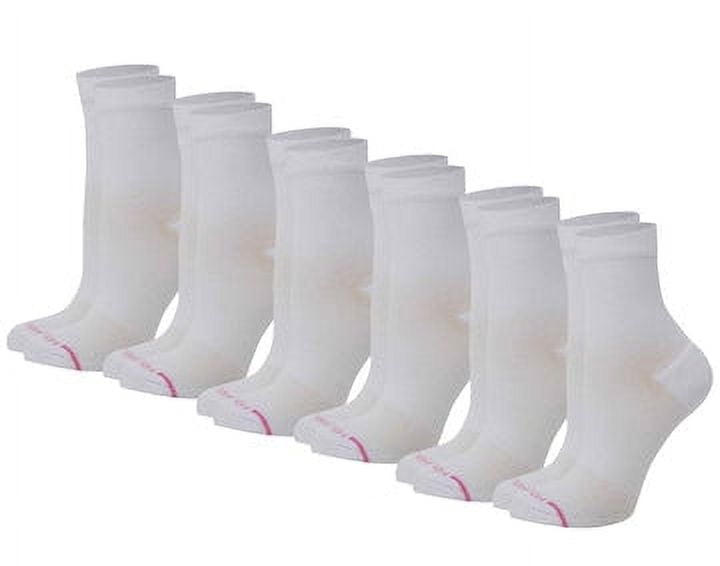 Dr. Motion Women MidCrew Assorted HalfCushion Compression Socks (6