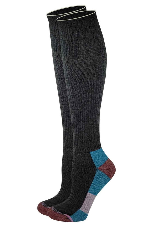 Women Outdoor Half-Cushion 8-15 mmHg Compression Knee High Socks (1 Pair)