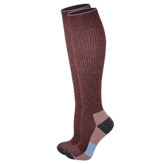 Dr. Motion Women Outdoor Half-Cushion 8-15 mmHg Compression Knee High Socks (1 Pair)