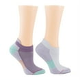 thumbnail image 1 of Dr. Motion Women's 2 Pack Color Block Compression Ankle Socks, 1 of 6